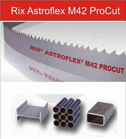 Полотно для ленточной пилы Rix Astroflex M42 ProCut для резки труб и различных профилей